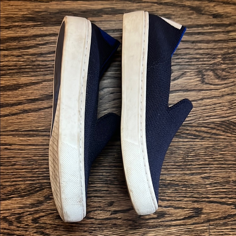 Rothy's Kids Navy Blue Slip-On Shoes - Picture 4 of 5